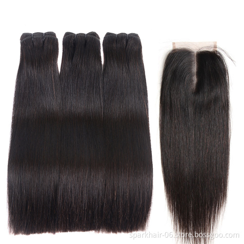 Vietnamese Super Double Drawn Virgin Mink Raw Unprocessed Human Hair Weave Bundles Remy Bone Straight Human Hair Vendors